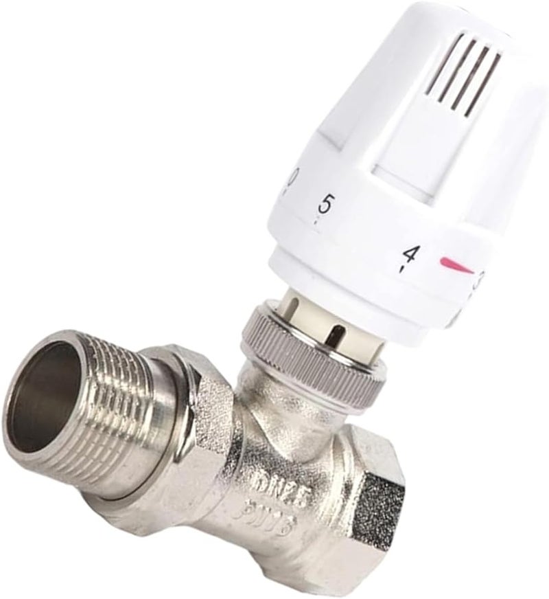 DN20 Copper Thermostatic Adapter Straight 5 Levels For Towel Warmers Vertical Radiators - Image 5